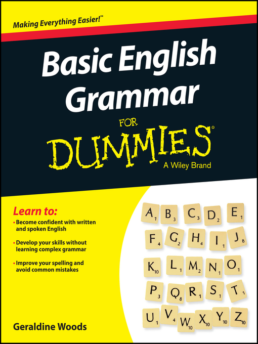 Title details for Basic English Grammar for Dummies by Geraldine Woods - Available
